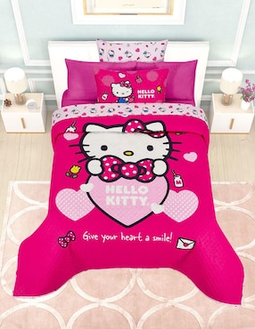 Set de colcha Providencia Hello Kitty Heart