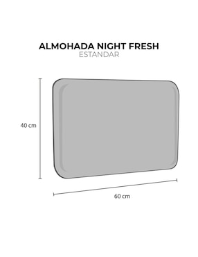 Set de almohada Atlas Del Descanso Night Fresh firmeza media