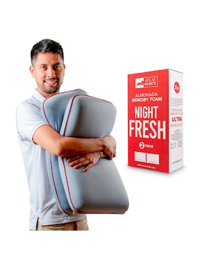 Set de almohada Atlas Del Descanso Night Fresh firmeza media