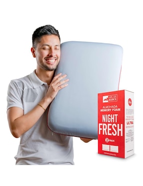 Set de almohada Atlas Del Descanso Night Fresh firmeza media