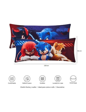 Almohada Providencia Súper Jumbo Sonic Furia firmeza media