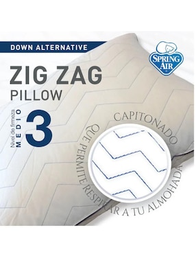 Almohada Spring Air Spring Air Blancos firmeza media