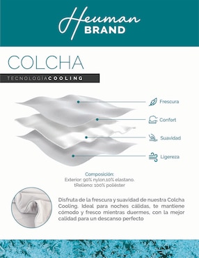 Colcha Heuman Brand Cooling