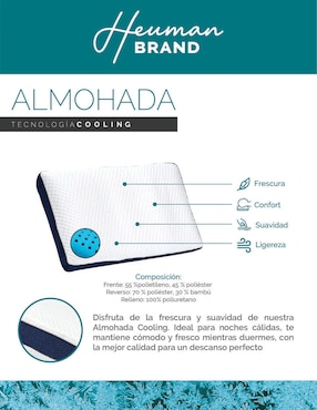 Almohada Heuman Brand Cooling firmeza media