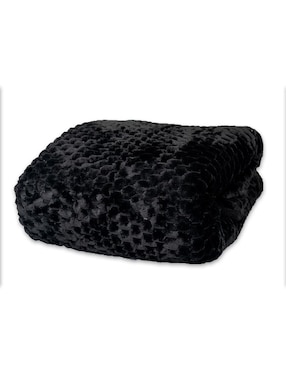 Cobertor Dormireal Estambul Black estampado texturizado