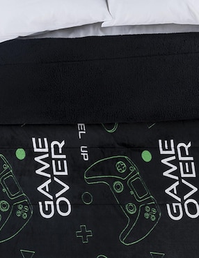 Cobertor Cantia Videogame estampado gráfico