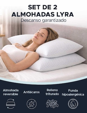 Set de almohada Skycare memory foam firmeza alta