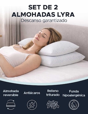Set de almohada Skycare memory foam firmeza alta