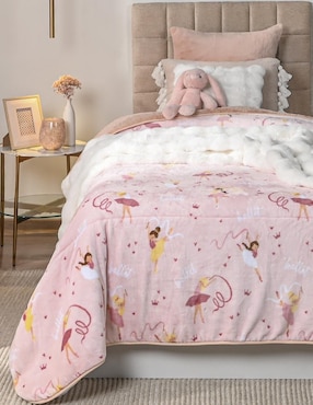 Cobertor Cantia Tutu estampado infantil