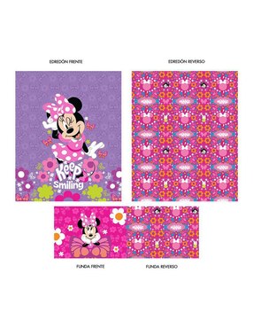 Set edredón Providencia Microfibra Keep Minnie Mouse
