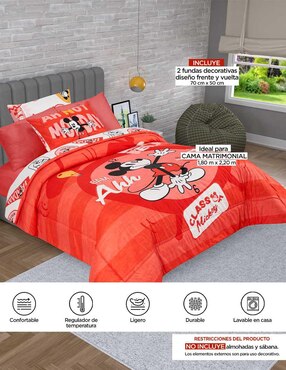 Set edredón Providencia Microfibra Monday Mickey Mouse