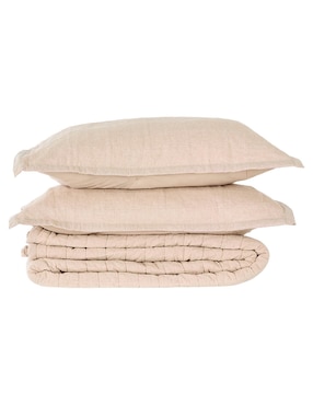 Set de colcha Haus Linen Square