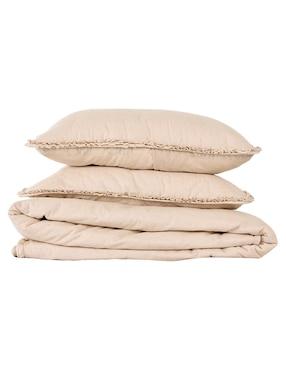 Set de colcha Haus Linen Ruffle