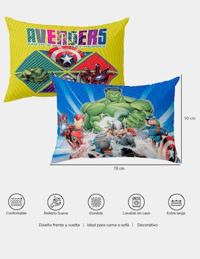 Almohada Providencia Reversible Avengers firmeza media