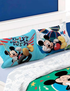 Almohada Providencia Reversible Mickey Awesome firmeza media