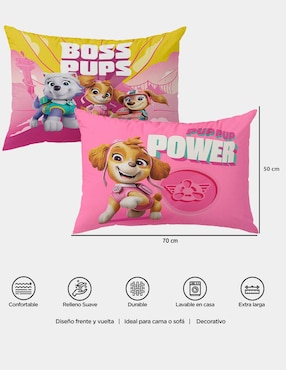 Almohada Providencia Reversible Paw Patrol firmeza media