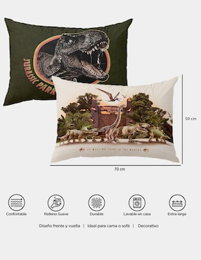 Almohada Providencia Reversible Jurassic Park firmeza media