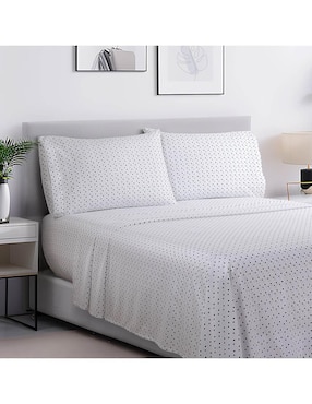 Juego de sábanas de microfibra Kaltex Home Elliot Navy