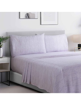 Juego de sábanas de microfibra Kaltex Home Kent Mauve