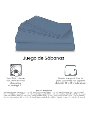 Juego de sábanas de poliéster Spring Air Ultra Basic Oso
