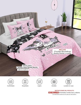 Set de colcha Providencia Kuromi Moon