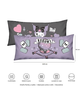 Almohada Providencia Kuromi Cards firmeza media