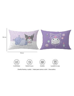 Almohada Providencia Kuromi Stars firmeza media
