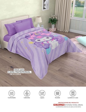 Cobertor Kuromi Providencia Serenity Coqueta