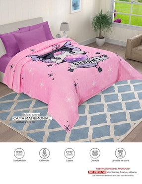 Cobertor Kuromi Providencia Serenity Crystal