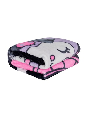 Cobertor Kuromi Providencia Frazada Dark estampado infantil