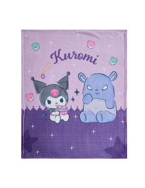 Cobertor Kuromi Providencia Fantastic estampado infantil