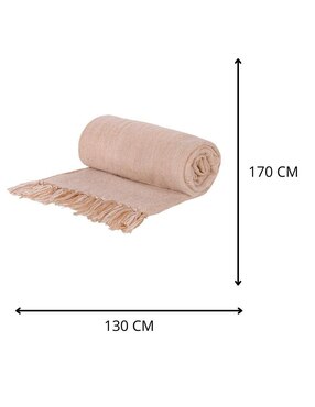 Frazada clásica de tejido suave Cantia Pumpkin unisex