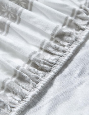 Juego de sábanas de algodón 150 hilos Eddie Bauer Snow Flake Fair Isle