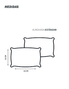 Set de almohada Tesso Home Hipoalergénicos firmeza media
