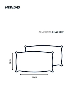 Set de almohada Tesso Home Hipoalergénica firmeza media
