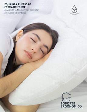 Set de almohada Tesso Home Hipoalergénica firmeza media
