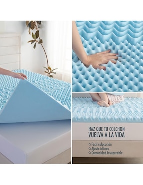 Colchoneta kashbill memory foam confort medio