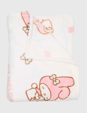 Set frazada y cojín de tejido plano Carmi My Melody para niña
