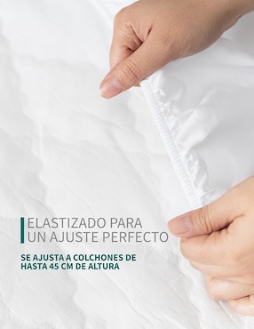 Protector de colchón Tesso Home transpirable