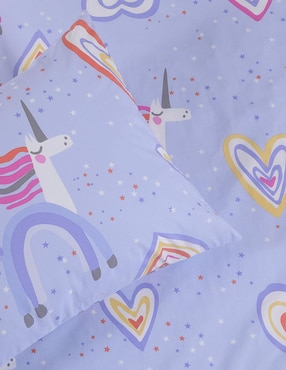 Set edredón Knapp & Tully Kids Magic Heart Purple