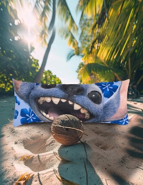 Almohada Providencia Súper Jumbo Stitch Aloha firmeza media