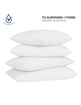 Set de almohada Tesso Home Almohada y funda firmeza media