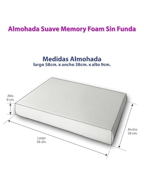 Almohada La Fábrica De Espuma firmeza media