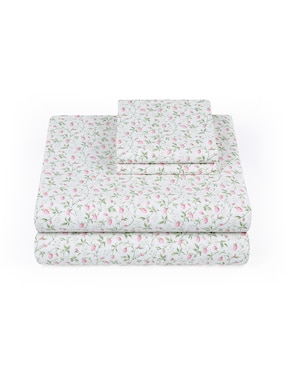 Juego de sábanas de algodón Laura Ashley Bramble vine pink