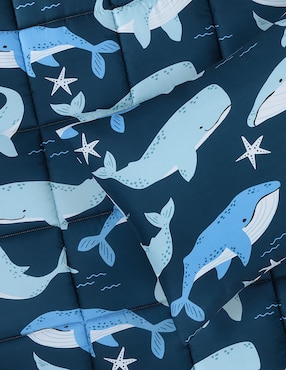 Set edredón Nautica Promos Finnian Whales Navy Seas