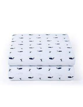 Set edredón Nautica Promos Finnian Whales Navy Seas