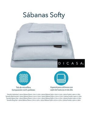 Protector de colchón Dicasa Cloud Softy 2-pack