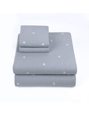 Juego de sábanas de algodón Original Penguin Salma Grey