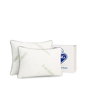 Set de almohada Spring Air Cozy-Bamboo firmeza alta