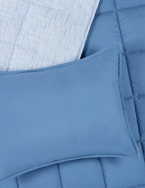 Set edredón Kaltex Home Kent Blue Reversible